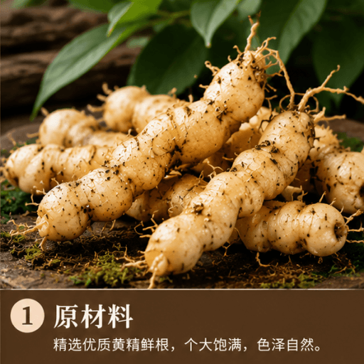 九蒸九晒黄精产品图 2